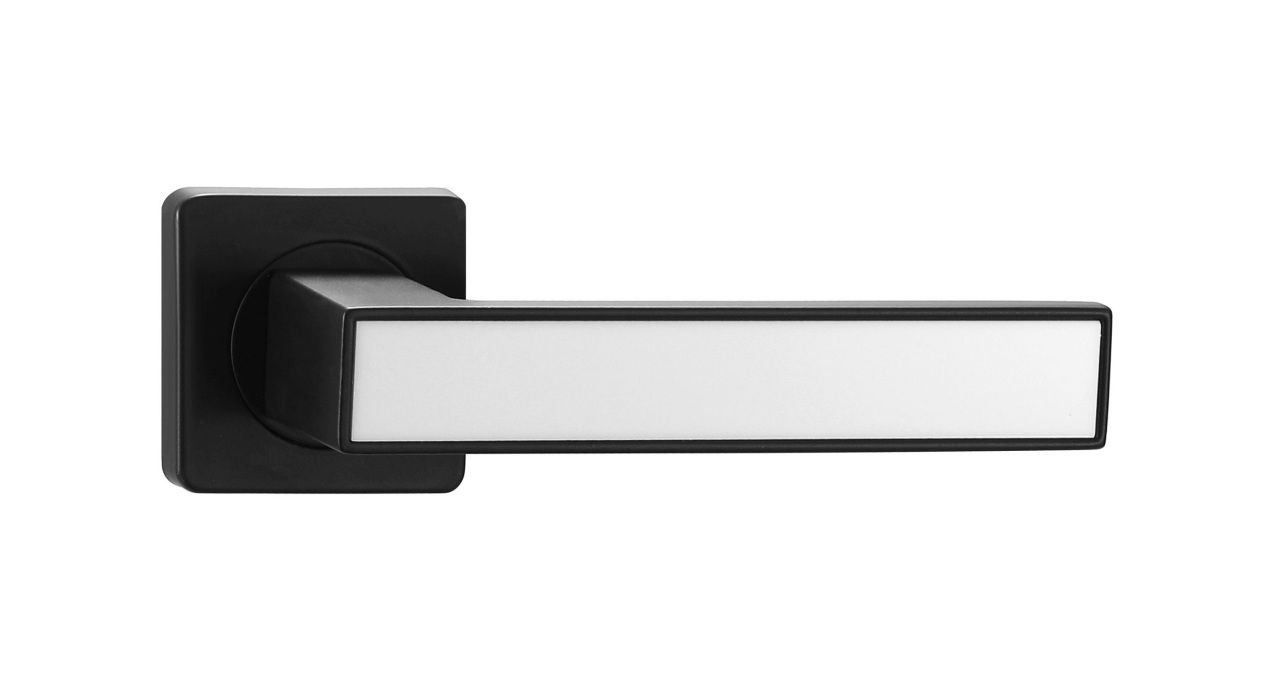 Door handle V52BL-2/WH AL black/white