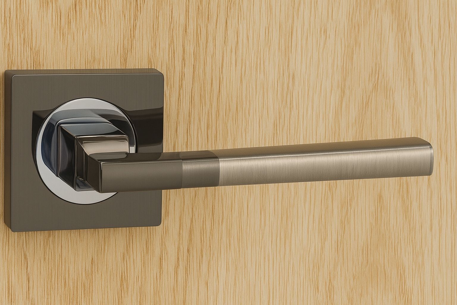Door handle V53BN/CP black/satin nickel image 2